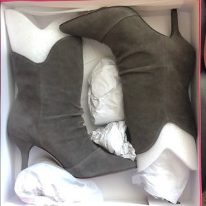 Vince Camino Dark Slate High Suede heeled boots